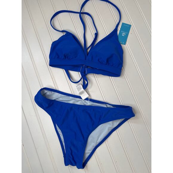 NWT Cupshe Two Piece Swimsuit Bikini Boho Rhapsody Bralette & Hipster BUNDLE S - Picture 3 of 6